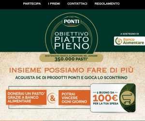 Ponti, Obiettivo Piatto Pieno 2021