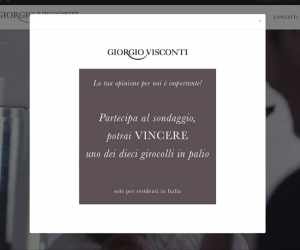 Partecipa al sondaggio e vinci gioielli Giorgio Visconti