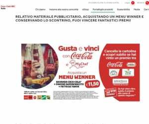 VINCI CON COCA-COLA E MYCHEF