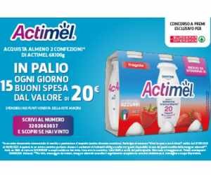 Vinci la spesa con Actimel