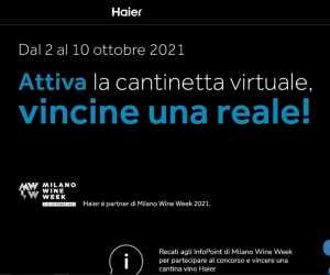 Vinci con Haier alla Milano Wine Week 2021