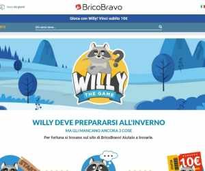 GIOCA CON WILLY E OTTIENI UN COUPON BRICOBRAVO DI 10€