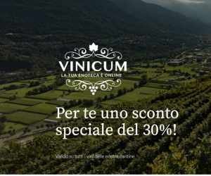 Vinicum: ottieni gratis il 30% di sconto sui vini italiani