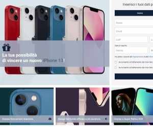 PREMIO A SCELTA: PROVA A VINCERE IL NUOVO IPHONE 13