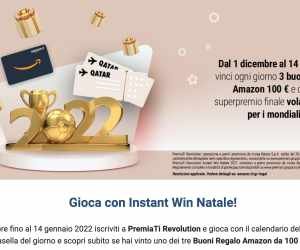 PREMIATI REVOLUTION INSTANT WIN NATALE 2021