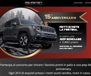 15° ANNIVERSARIO. METTI IN MOTO LA FORTUNA