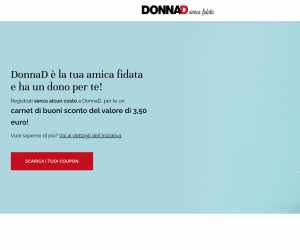 BUONI SCONTO DONNAD IN OMAGGIO