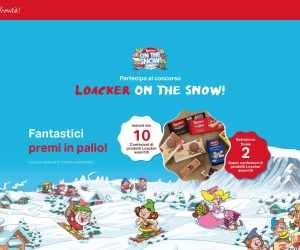 Loacker on the snow