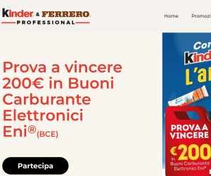 CON KINDER E FERRERO L’ANNO NUOVO COMINCIA CON IL PIENO