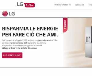 GLI ELETTRODOMESTICI LG SI PRENDONO CURA DI TE