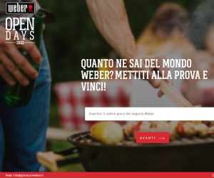 WEBER OPEN DAYS