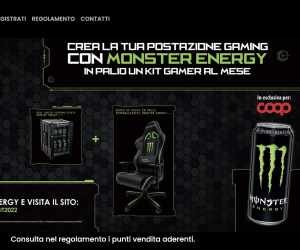 CREA LA TUA POSTAZIONE GAMING CON MONSTER