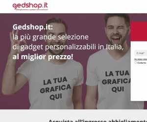 Buono Sconto Gedshop di 20€ in omaggio