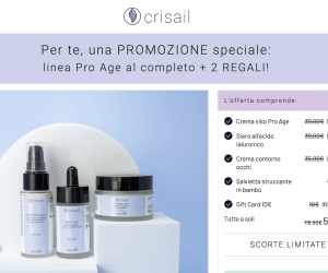 SCONTO 50% LINEA PRO AGE CRISAIL