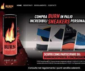 COMPRA BURN E PROVA A VINCERE LE SNEAKERS PERSONALIZZATE CON IL TUO NOME
