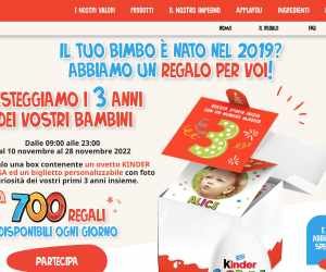 KINDER SORPRESA 3° ANNO (2022)