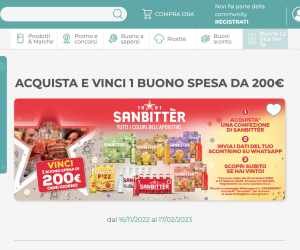 ACQUISTA E VINCI 1 BUONO SPESA DA 200€