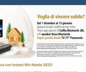 PREMIATI REVOLUTION INSTANT WIN NATALE 2022