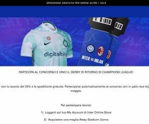 Vinci il derby di Champions acquistando la maglia Away