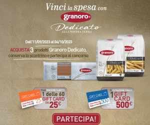 Vinci la spesa con Granoro