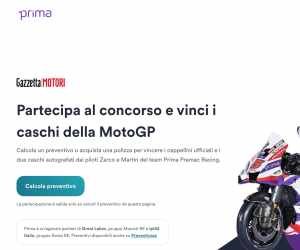 PRIMA E GAZZETTA MOTORI TI REGALANO I CASCHI DELLA MOTOGP
