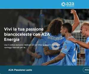 A2A Energia ti premia e ti porta allo stadio con la LAZIO