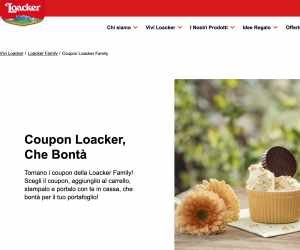 Coupon Loacker Omaggio