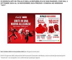 CON COCA-COLA E UCI CINEMAS IN PALIO PREMI EPICI