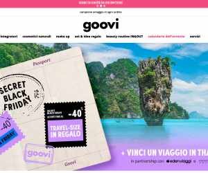 CONCORSO GOOVI SECRET BLACK FRIDAY 2024