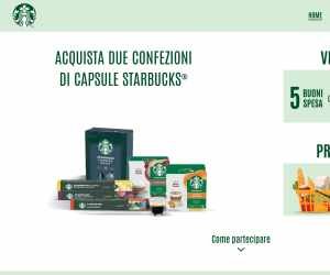 STARBUCKS® AT HOME FESTEGGIA 5 ANNI IN ESSELUNGA