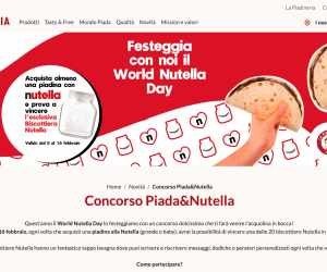 PIADA & NUTELLA: FESTEGGIA IL WORLD NUTELLA DAY