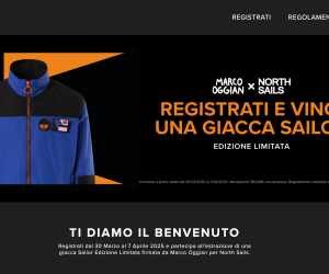 Registrati e puoi vincere con North Sails