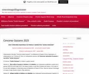 XXVI CONCORSO NAZIONALE DI POESIA E NARRATIVA “GUIDO GOZZANO”