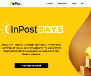 Concorso InPost Days - Maggio 2025
