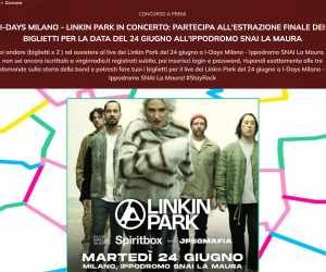 LA CHITARRA AUTOGRAFATA DEI LINKIN PARK