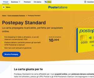 Usa la Carta Postepay Standard VISA e prova a vincere un viaggio
