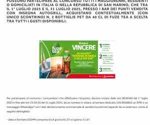 CON FUZE TEA PROVA A VINCERE UN WEEKEND IN BARCA A VELA
