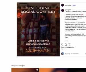 PuntoGine Social Contest - Gioca e riscrivi con noi ciò che è #AnythingButNormal