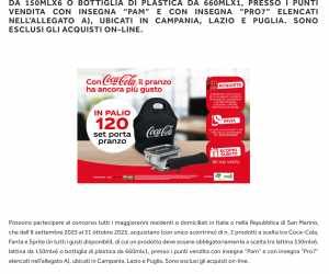 CON COCA-COLA IL PRANZO HA ANCORA PIÙ GUSTO