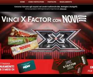 VINCI X FACTOR CON NOVI