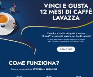 VINCI E GUSTA 12 MESI DI CAFFÈ LAVAZZA