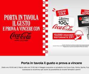 Porta in tavola il gusto con Coca-Cola