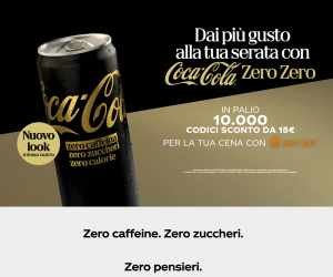 Dai più gusto alla tua serata con Coca-Cola Zero Zero