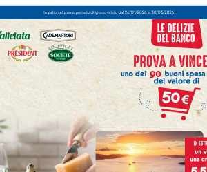 LE DELIZIE DEL BANCO 2026