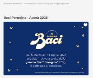 Baci Perugina – Agorà 2026