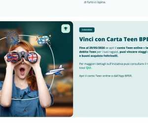 VINCI CON CARTA TEEN BPER
