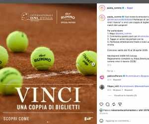 CON RUMMO VINCI IL TENNIS 2026