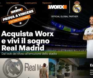 ACQUISTA WORX E VIVI IL SOGNO REAL MADRID