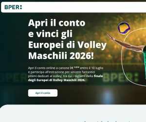 Vinci il grande volley europeo con BPER