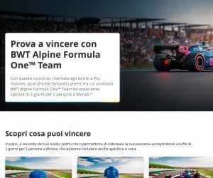 Vivi un'esperienza con BWT Alpine Formula One™ Team